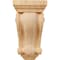 Ekena Millwork 6 1/4"W x 4"D x 12"H Cole Pilaster Wood Corbel, Red Oak CORW06X04X12CORO - alternate 3